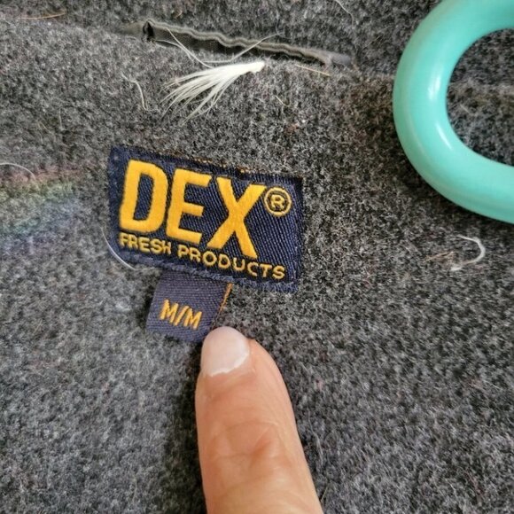 ❤️ 3 for $35 Dex Vintage crop puffer down jacket grey medium 90s y2k - Picture 14 of 14